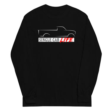 Single Cab Life Long Sleeve T-Shirt in black